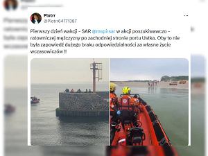 Tajemnicze znalezisko na plaży w Ustce: walizka i porzucone ubrania. Trwa akcja poszukiwawcza